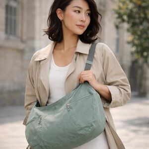 Lululemon 13L Slouchy Sling Bag – Bay Leaf Sage Green Crossbody